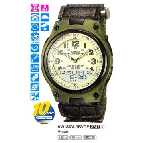 Часы Casio AW-80V-3B (A) Часы Casio AW-80V-3B (A)
