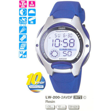 Часы Casio LW-200-2AVEF