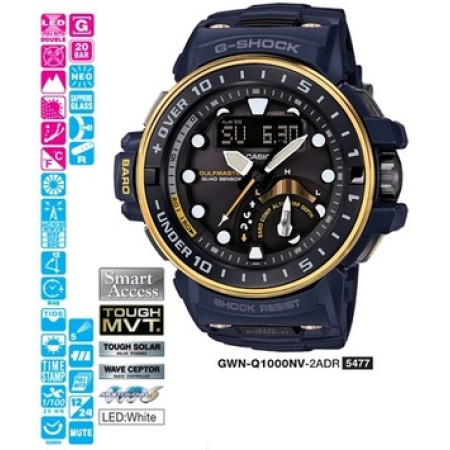 Часы Casio GWN-Q1000NV-2AER
