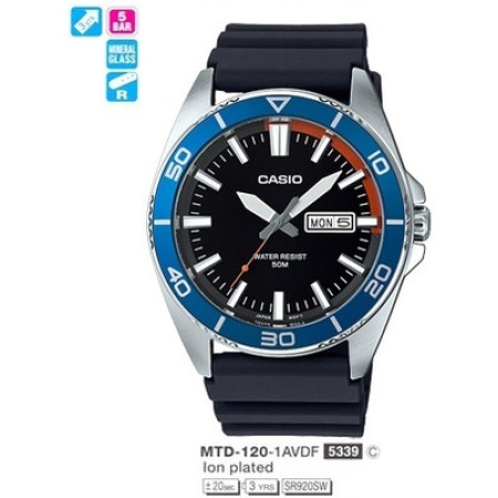 Часы Casio MTD-120-1AVDF