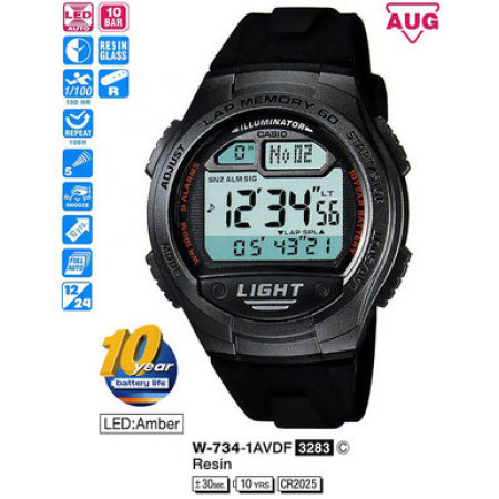 Часы Casio W-734-1AVEF