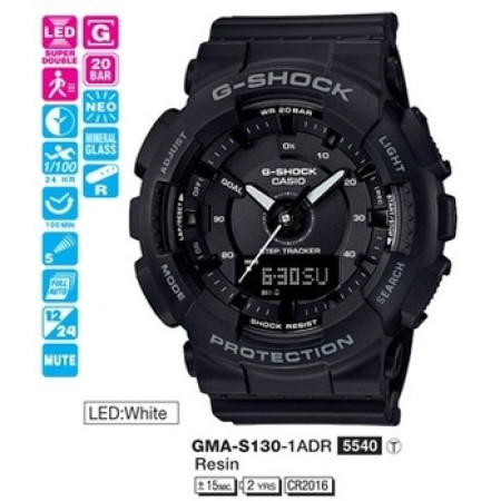 Часы Casio GMA-S130-1AER