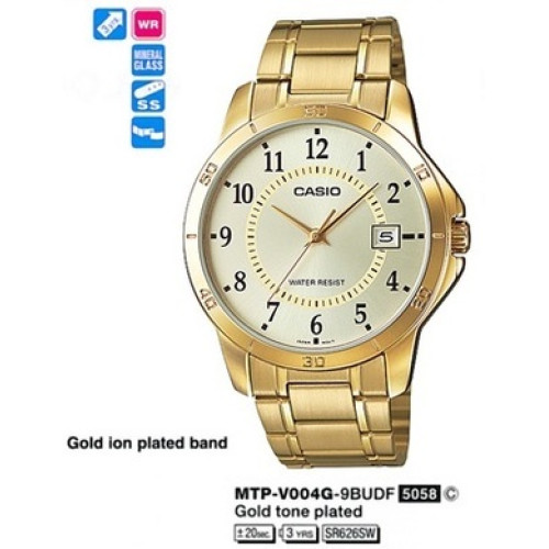 Часы Casio MTP-V004G-9B (A) Часы Casio MTP-V004G-9B (A)