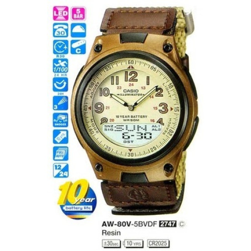 Часы Casio AW-80V-5B (A) Часы Casio AW-80V-5B (A)