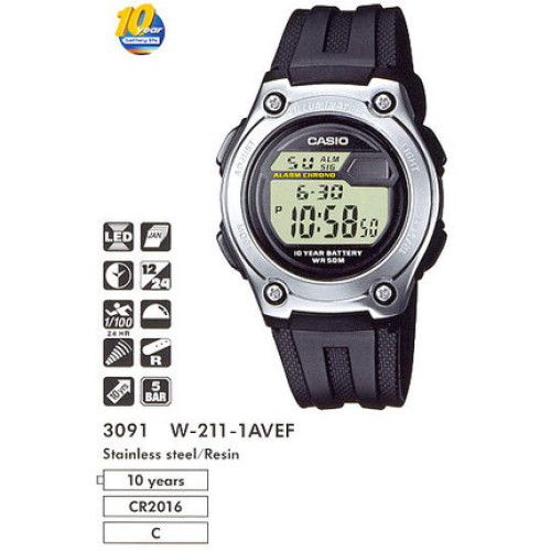 Часы Casio W-211-1AVEF
