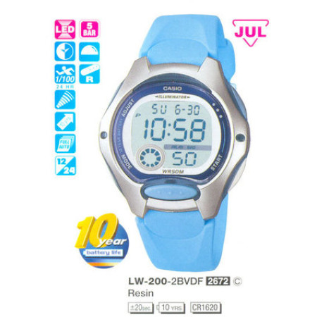 Часы Casio LW-200-2B (A)