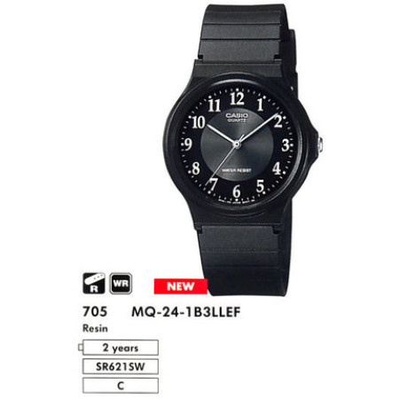 Часы Casio MQ-24-1B3LLEF