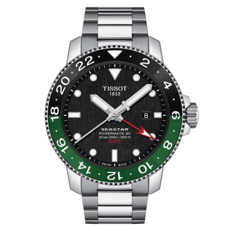 Часы Tissot Seastar 1000 Powermatic 80 GMT T120.429.11.051.01
