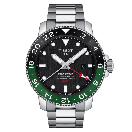 Часы Tissot Seastar 1000 Powermatic 80 GMT T120.429.11.051.01 Часы Tissot Seastar 1000 Powermatic 80 GMT T120.429.11.051.01
