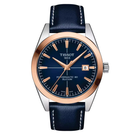 Часы Tissot Gentleman Powermatic 80 Silicium Solid 18k Gold Bezel T927.407.46.041.00
