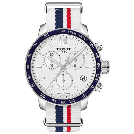 Часы Tissot Quickster NATO Chronograph T095.417.17.037.09