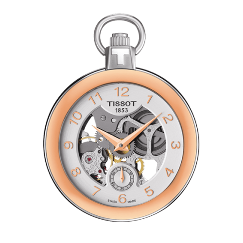 Часы Tissot Pocket Mechanical Skeleton T853.405.29.412.01