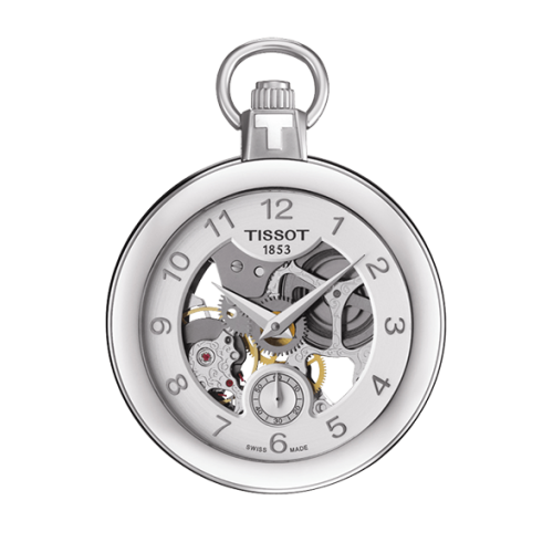 Часы Tissot Pocket Mechanical Skeleton T853.405.19.412.00 Часы Tissot Pocket Mechanical Skeleton T853.405.19.412.00