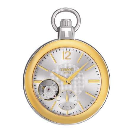 Часы Tissot Pocket Mechanical Skeleton T853.405.29.037.00