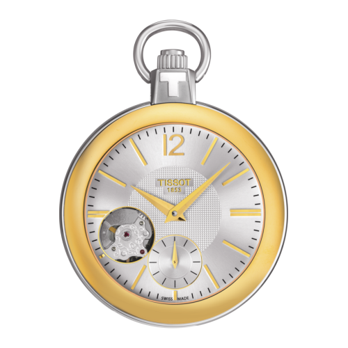 Часы Tissot Pocket Mechanical Skeleton T853.405.29.037.00 Часы Tissot Pocket Mechanical Skeleton T853.405.29.037.00