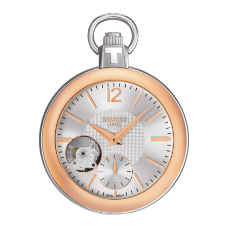 Часы Tissot Pocket Mechanical Skeleton T853.405.29.037.01