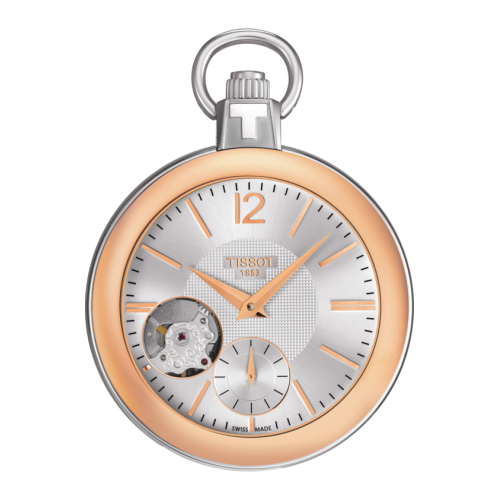 Часы Tissot Pocket Mechanical Skeleton T853.405.29.037.01 Часы Tissot Pocket Mechanical Skeleton T853.405.29.037.01