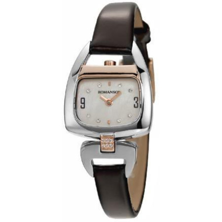 Часы Romanson RN1206QLR2T WH BK