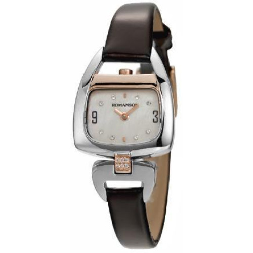 Часы Romanson RN1206QLR2T WH BK